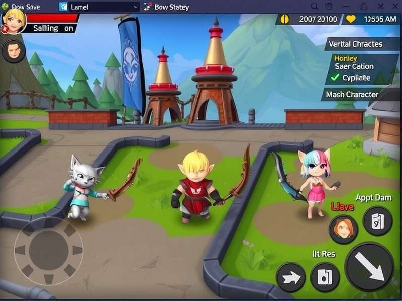 Bow Slayer Royale Map and Characters